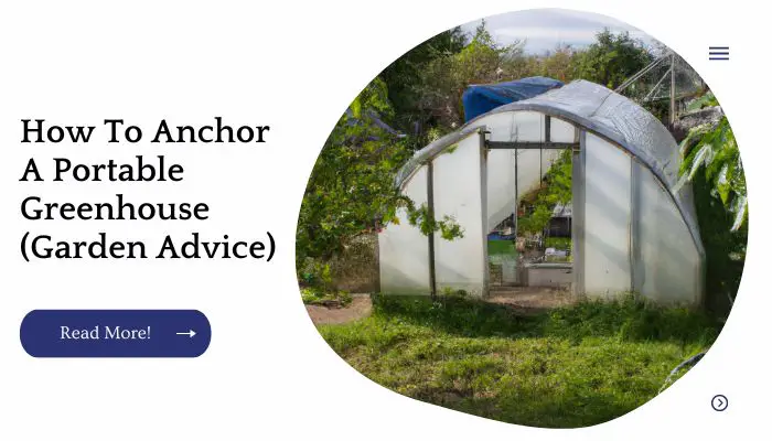 How To Anchor A Portable Greenhouse (Garden Advice)