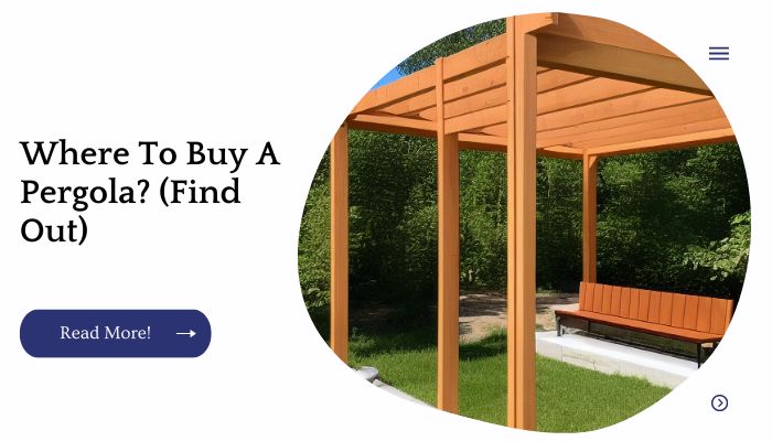 Where To Buy A Pergola? (Find Out)