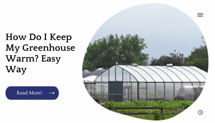 How Do I Keep My Greenhouse Warm? Easy Way