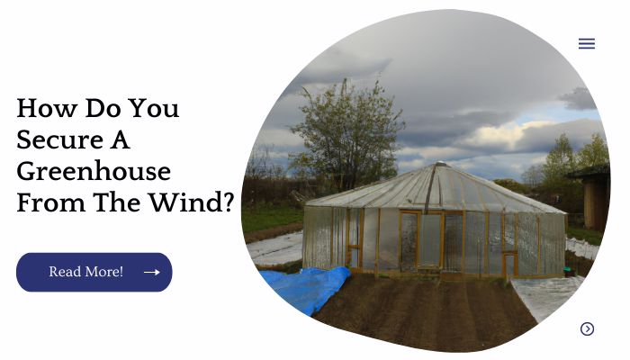 How Do You Secure A Greenhouse From The Wind?